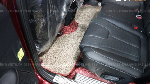 Thảm lót sàn ô tô 360 độ Hyundai Santafe giá tại xưởng, rẻ nhất Hà Nội, TPHCM